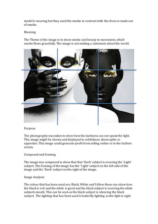 Photographer image analysis | DOCX