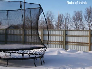 Rule of thirds
Photographic Elements