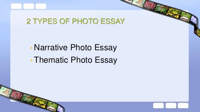 Narrative photo essay examples picture