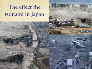The effect the
tsunami in Japan

12/20/13

 