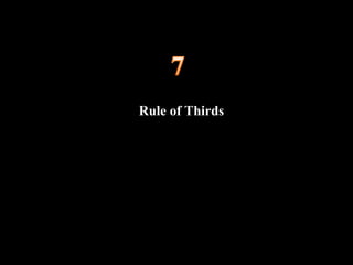 Rule of Thirds
