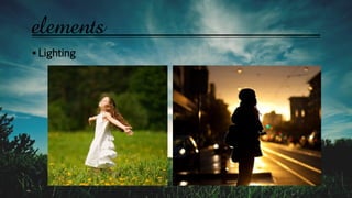  Lighting
elements
 