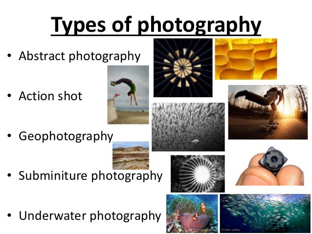 types of photography