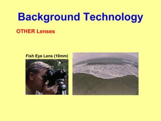 Background Technology
OTHER Lenses
Fish Eye Lens (10mm)
 