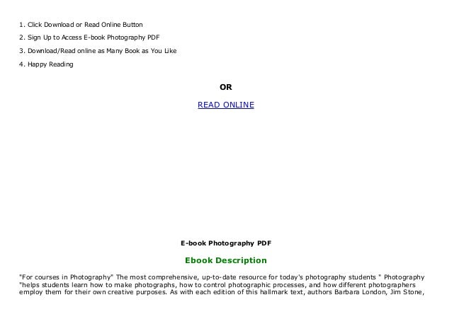 E Book Photography Pdf