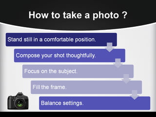Photography for Beginners | PPT
