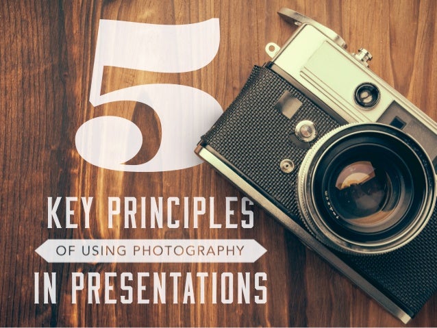 how to do a presentation on photography