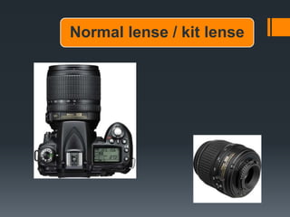Normal lense / kit lense
 