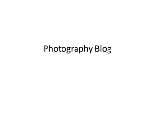 Photography Blog

 