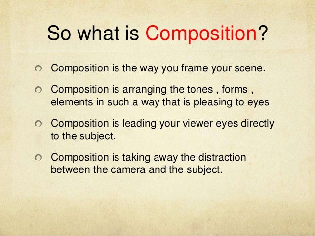 what is the example of composition