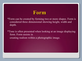 Photography design elements, design principles & compositional | PPT