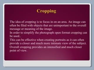 Photography design elements, design principles & compositional | PPT