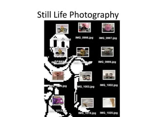 Still Life Photography
 