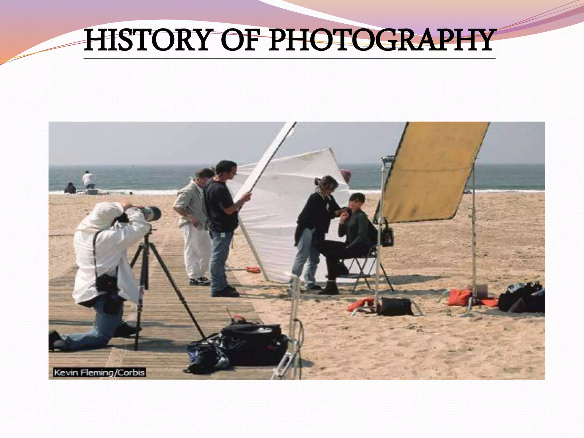 HISTORY OF PHOTOGRAPHY
 