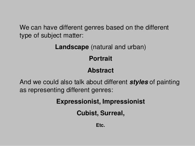 photography genres