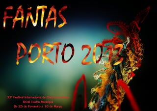33º Festival Internacional de Cinema do Porto
Rivoli Teatro Municipal
De 25 de Fevereiro a 10 de Março
 