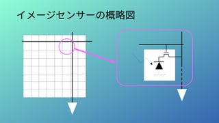 イメージセンサーの概略図
 