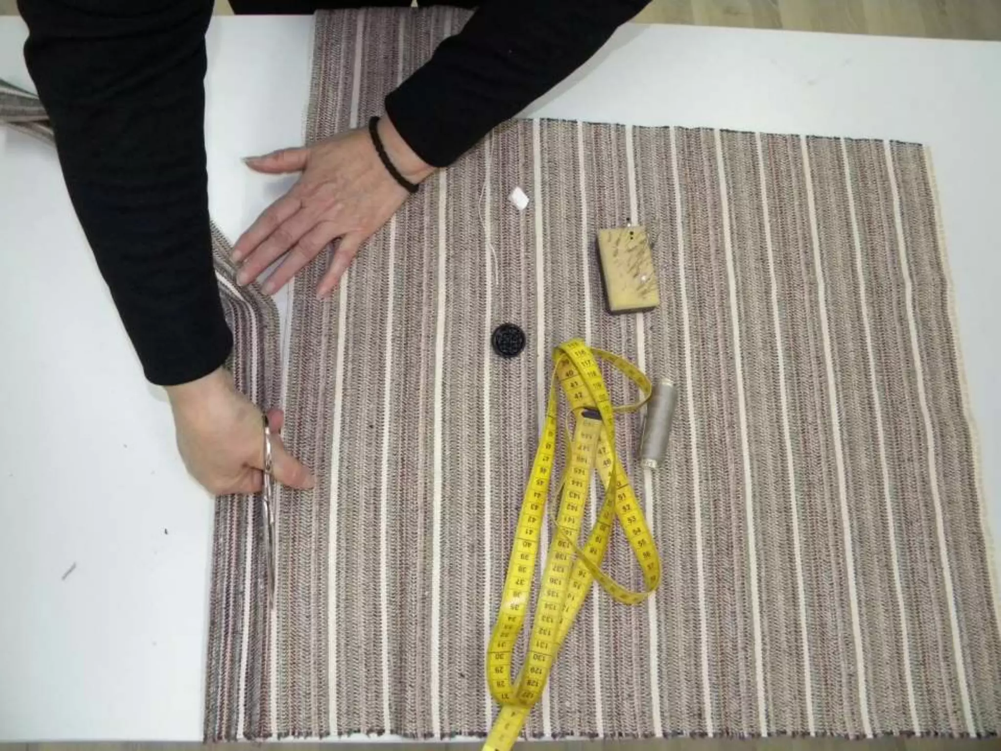 Photo instructions sewing bag work skills