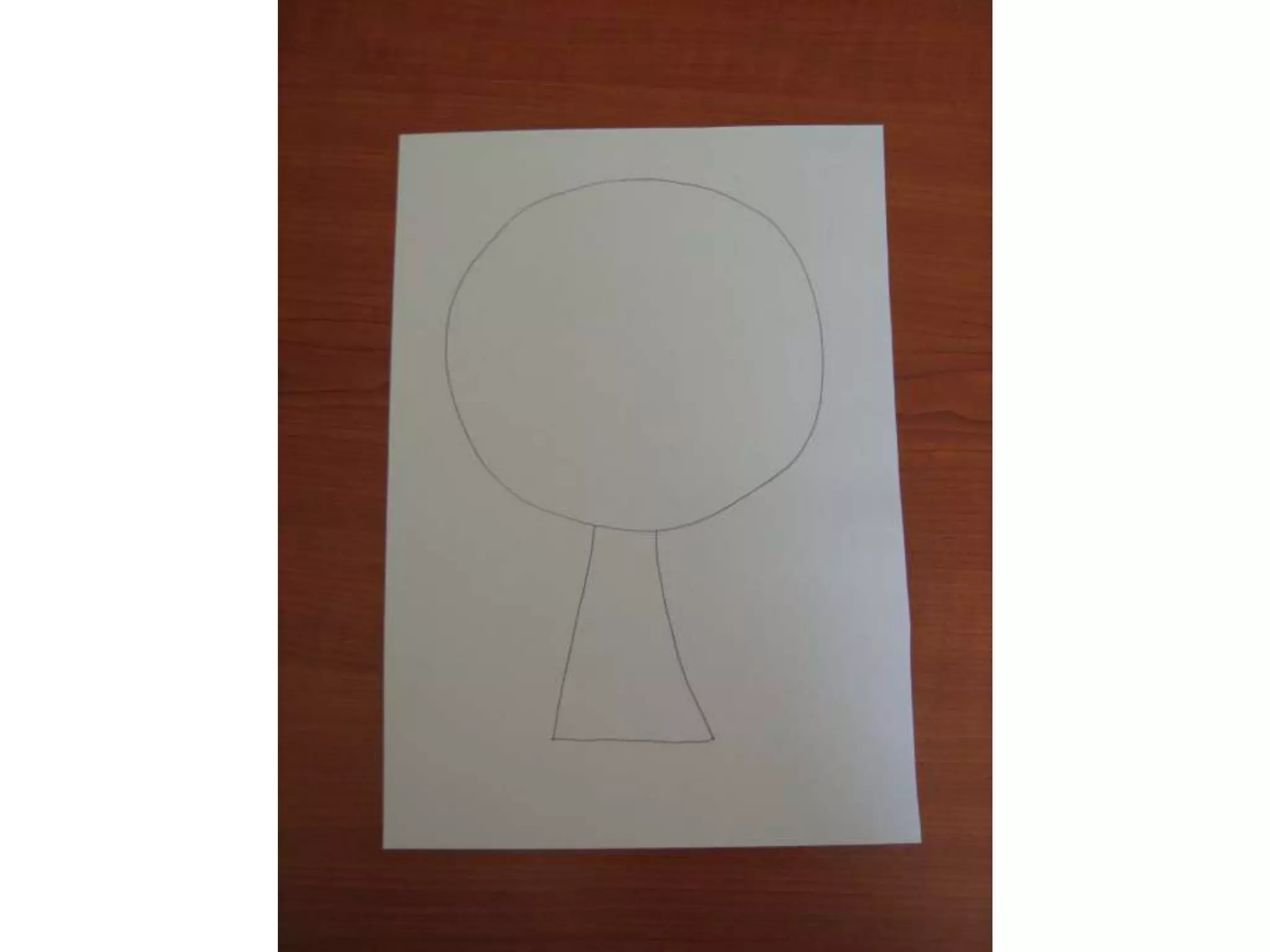 Photo instructions spring tree - motor skills