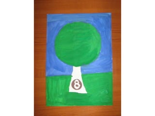 Photo instructions spring tree - motor skills