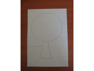 Photo instructions spring tree - motor skills