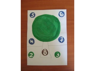 Photo instructions spring tree - motor skills