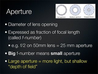 Basic principles of photography | PDF