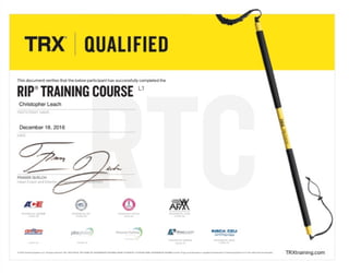 TRX Rip Training Certification