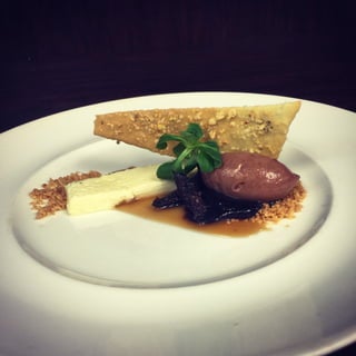 Deconstructed Goat Cheese Cheesecake & Figs