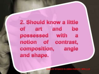 CHELDY SYGACO ELUMBA-PABLEO, MPA;LLB
 