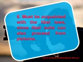 CHELDY SYGACO ELUMBA-PABLEO, MPA;LLB
 