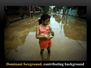 Dominant foreground, contributing background
 