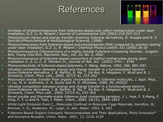 Photoluminescent properties of fullerene derivatives | PPT