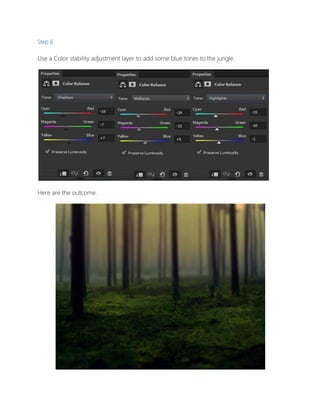 Photo Manipulation Tutorial (Step by Step Process) | PDF