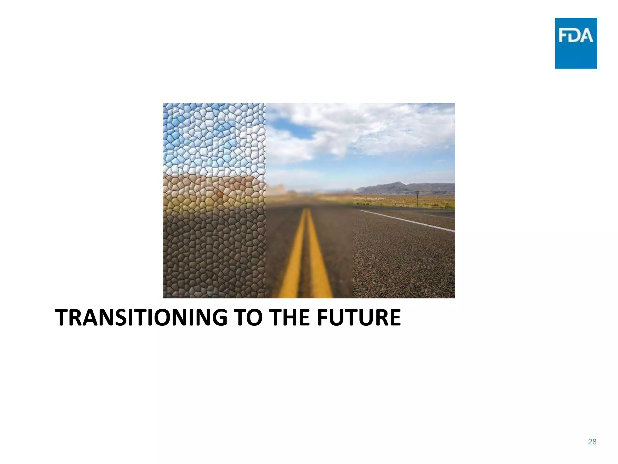 28
TRANSITIONING TO THE FUTURE
 