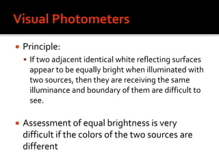 Photometry Definition Photometry | PPT