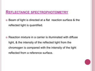 Nephelometry, turbidometry & Reflectance photometry by Dr. Anurag Yadav ...