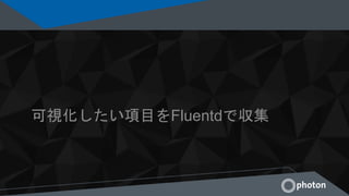 可視化したい項目をFluentdで収集
 
