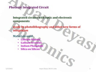 Photonic integrated circuit | PDF | Consumer Electronics | Technology ...