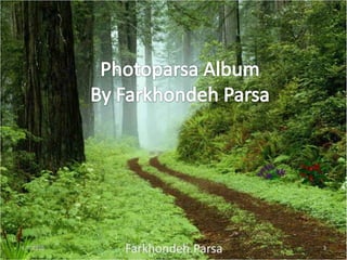 Photoparsa AlbumBy Farkhondeh Parsa 