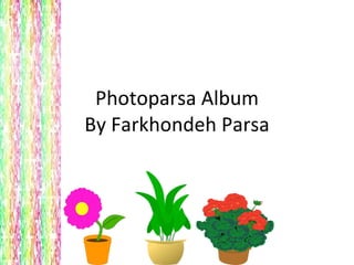 Photoparsa Album By Farkhondeh Parsa 