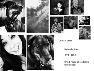 Contact sheet
Dalton lapikas
DP1 –per 2
Unit 1 “good photo taking
techniques”
 