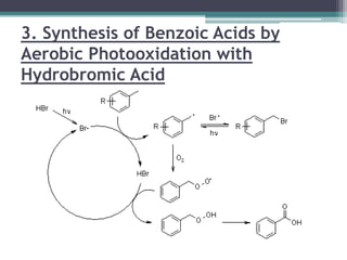 3. Synthesis of Benzoic Acids by
Aerobic Photooxidation with
Hydrobromic Acid
 