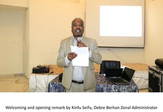 Photo report of the Training of Trainers on Scaling of Africa RISING Project Validated Technologies/Innovations in the Ethiopian Highlands, Debre Birhan, 16-18 May 2017