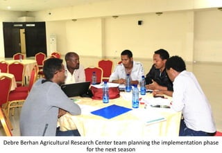 Photo report of the Training of Trainers on Scaling of Africa RISING Project Validated Technologies/Innovations in the Ethiopian Highlands, Debre Birhan, 16-18 May 2017