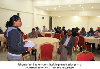 Photo report of the Training of Trainers on Scaling of Africa RISING Project Validated Technologies/Innovations in the Ethiopian Highlands, Debre Birhan, 16-18 May 2017
