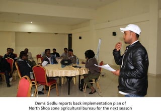 Photo report of the Training of Trainers on Scaling of Africa RISING Project Validated Technologies/Innovations in the Ethiopian Highlands, Debre Birhan, 16-18 May 2017