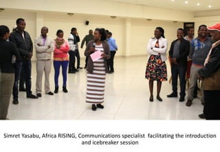 Photo report of the Training of Trainers on Scaling of Africa RISING Project Validated Technologies/Innovations in the Ethiopian Highlands, Debre Birhan, 16-18 May 2017
