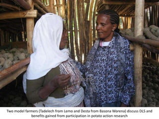 Photo report on landscape-based exchange visits between local partners of the Basona Worena and Lemo Africa RISING sites, Ethiopia, 11-13 May 2016