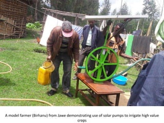 Photo report on landscape-based exchange visits between local partners of the Basona Worena and Lemo Africa RISING sites, Ethiopia, 11-13 May 2016